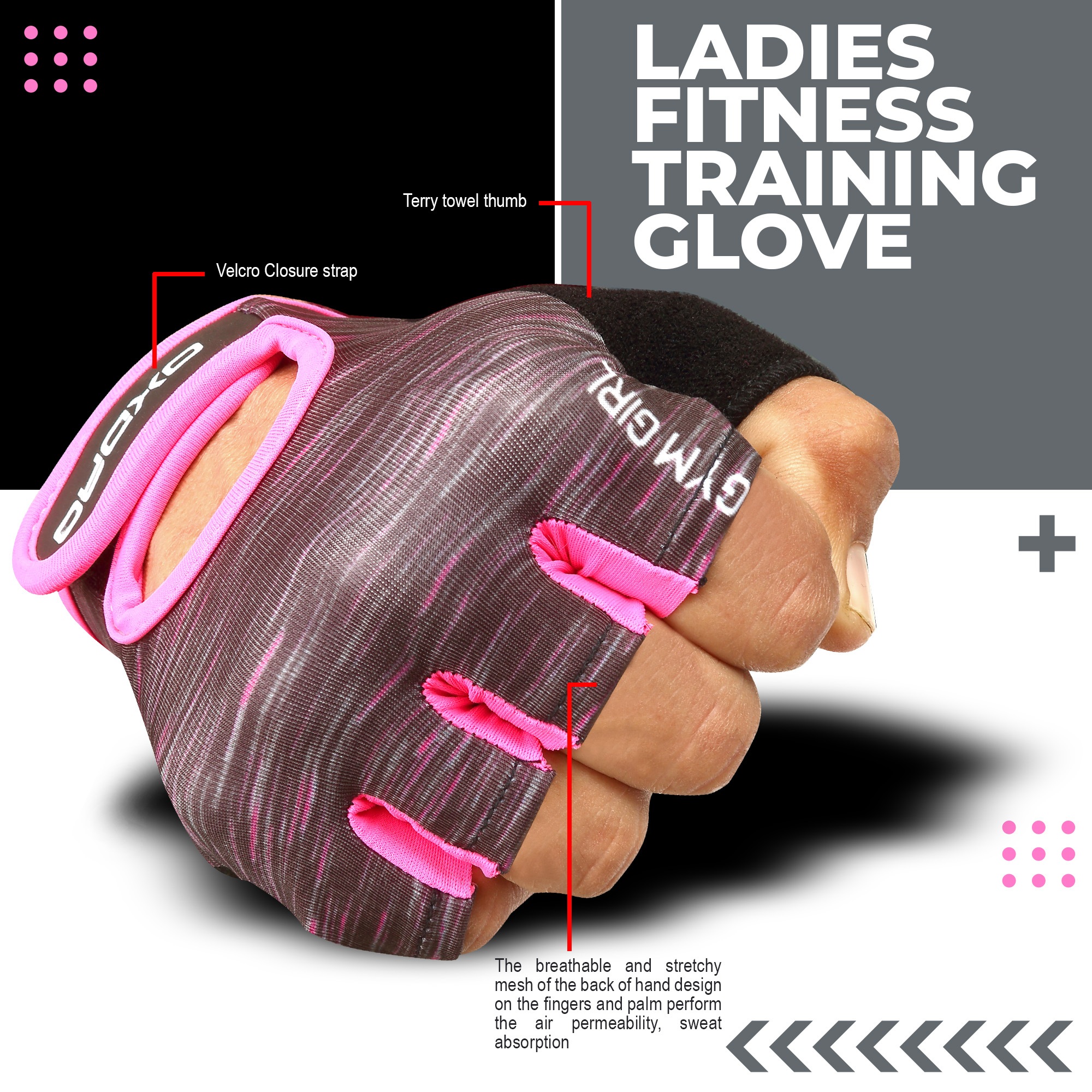 Amazon Listing Ladies Fitness Training Glove