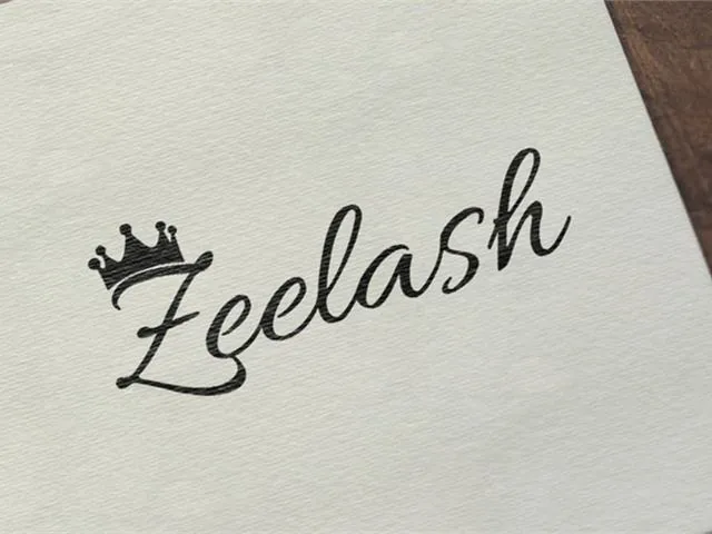 Zee Lashes brand identity and packaging