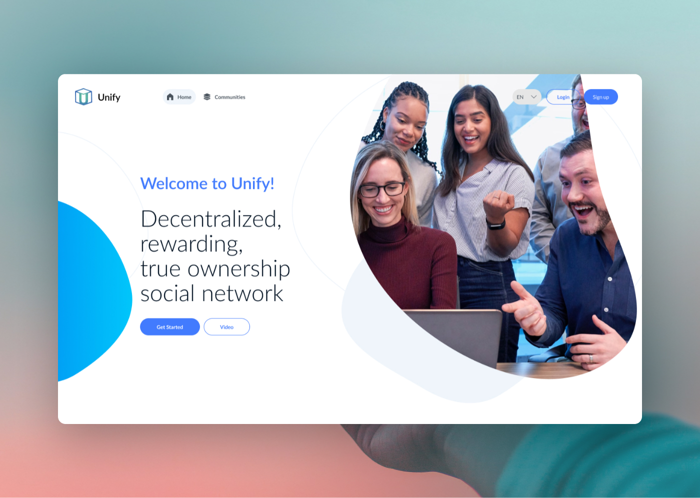 Unify social platform concept design
